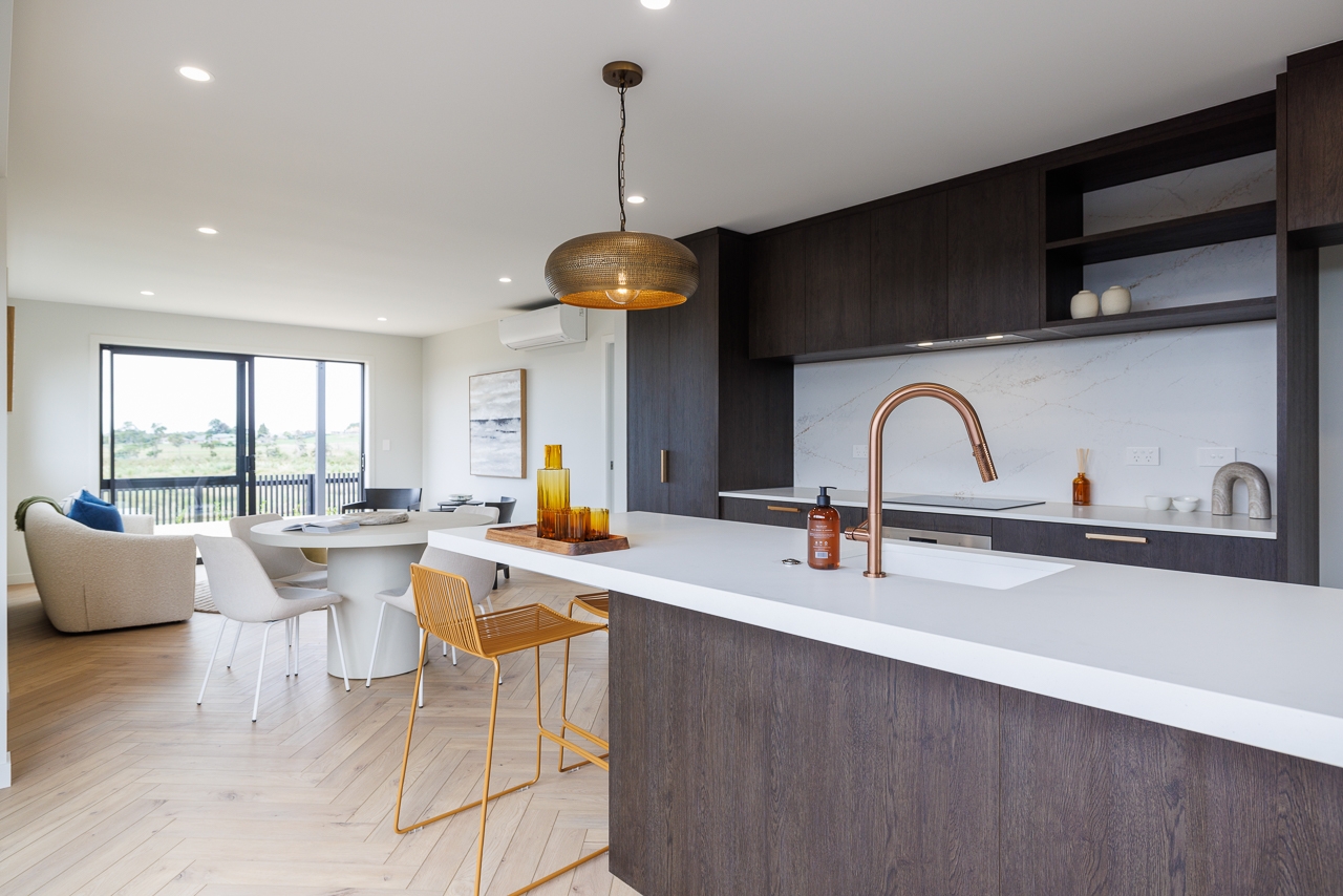  Generation Homes Rotokauri Show Home Waiwhakareke Horseshoe Terrace Baverstock Hamilton kitchen 4 