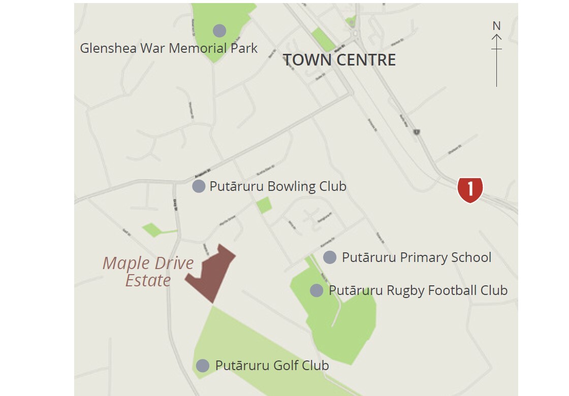  Generation Homes Maple Drive Estate, Putāruru Il 12678 Map for Maple Drive 
