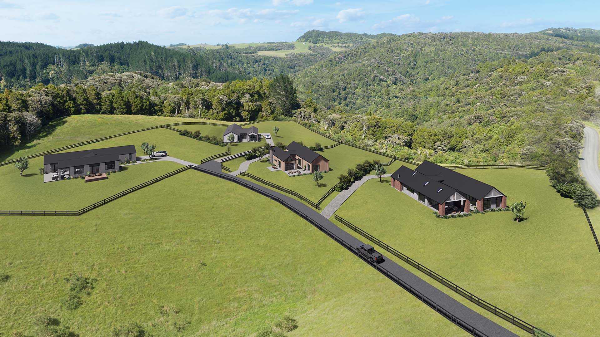  Generation Homes Durham Grove, Waipu Durham Grove STAGE 1 Birds eye View NE web 