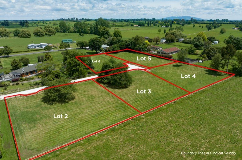  Generation Homes Coates Lane, Te Poi Grid map Lot 23456 